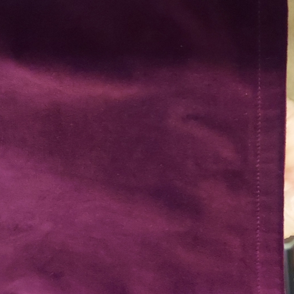 Ralph Lauren - Red velvet pants - boot cut - size 18 - Picture 5 of 6